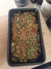 aubergine nut roast